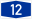 Bundesautobahn 12 number.svg