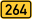 Bundesstraße 264 number.svg
