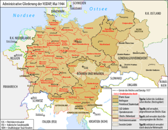 Großdeutsches Reich 1944